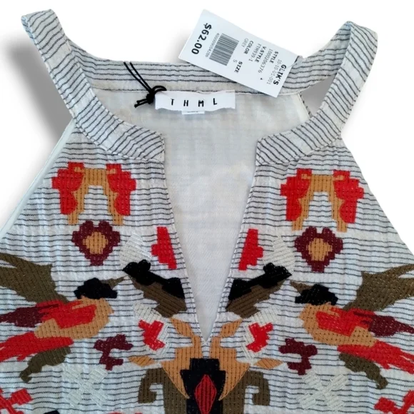 THML Reeve Embroidered Stripe Top - Picture 7 of 8